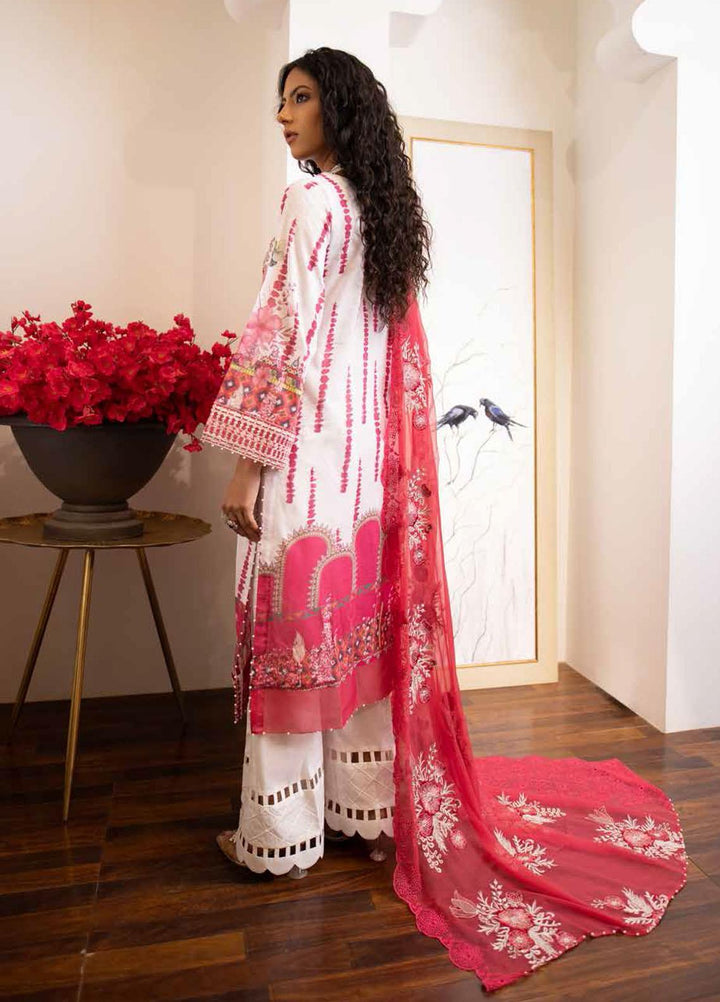 Maya by Nureh Embroidered Lawn Suits Unstitched 3 Piece NU21ML 12 - Summer Collection