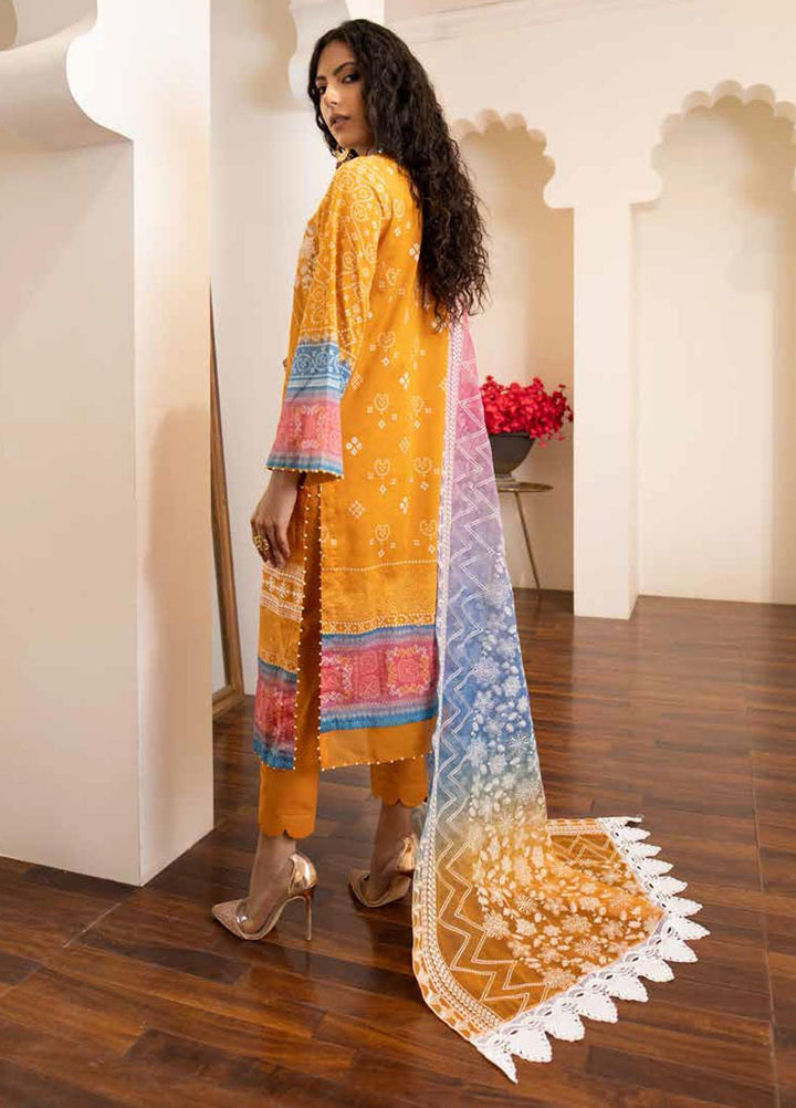 Maya by Nureh Embroidered Lawn Suits Unstitched 3 Piece NU21ML 14 - Summer Collection