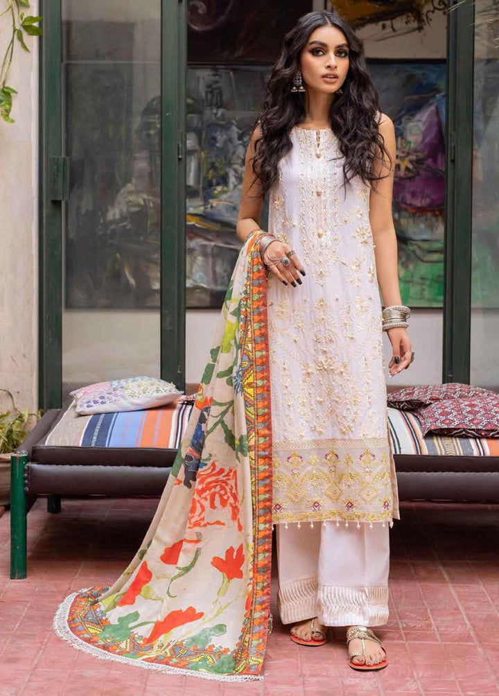 Maya By Nureh Embroidered Lawn Suits Unstitched 3 Piece NU22ML NS-37 - Summer Collection