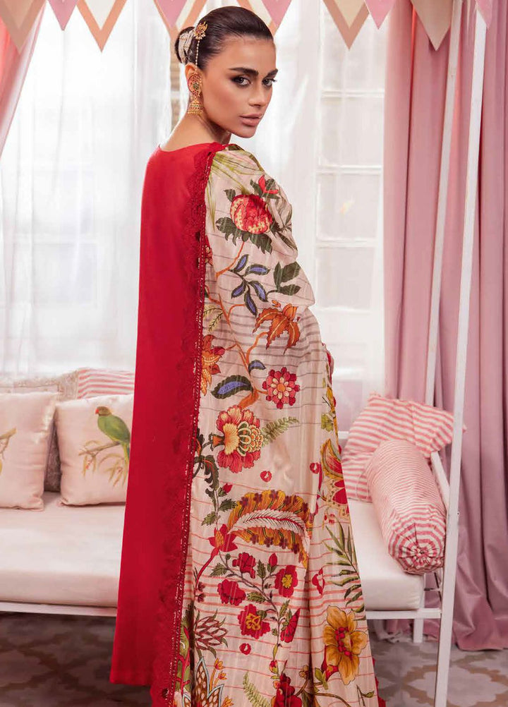 Maya by Nureh Embroidered Lawn Suits Unstitched 3 Piece NU24MJ NS-113 - Summer Collection