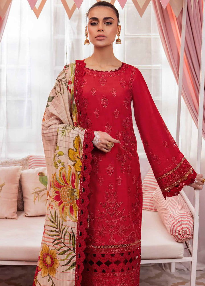 Maya by Nureh Embroidered Lawn Suits Unstitched 3 Piece NU24MJ NS-113 - Summer Collection
