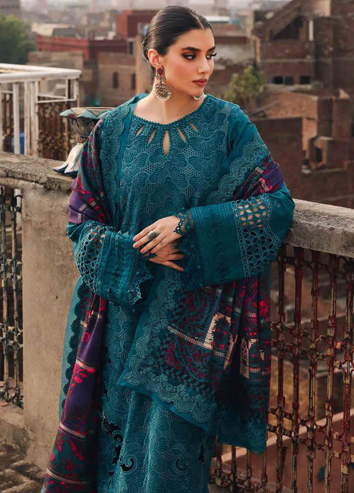 Maya By Nureh Embroidered Linen Suit Unstitched 3 Piece NU24MUL NW-81 - Fall Collection