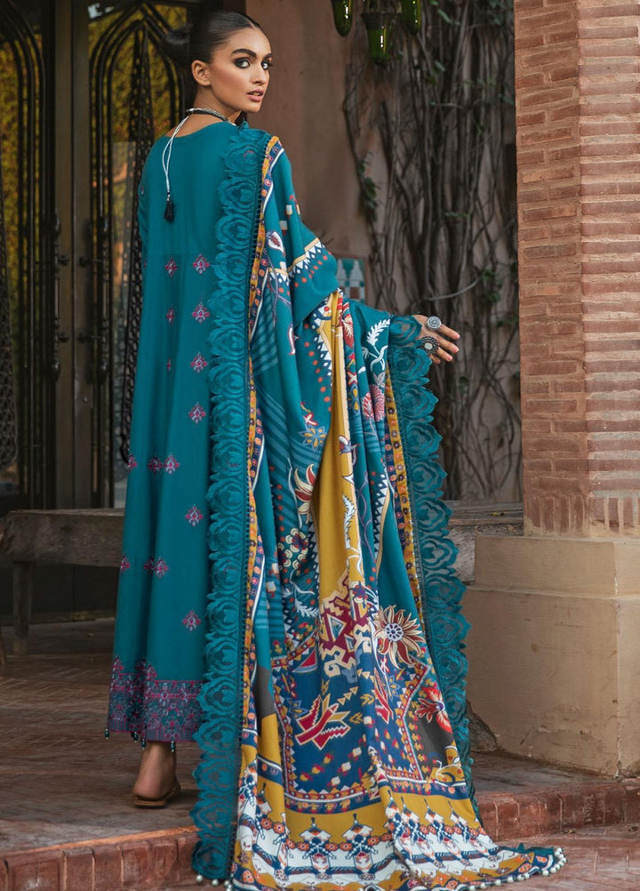 Maya by Nureh Embriodered Slub Khaddar Suits Unstitched 3 Piece NU21MK NW-38 LILIAN - Winter Collection