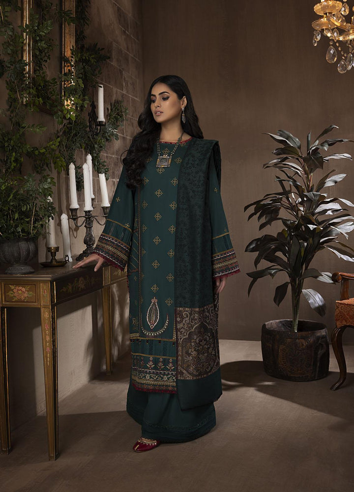 Maysha By Panache Embroidered Woolen Suits Unstitched 3 Piece PCH22M D-07 - Winter Collection