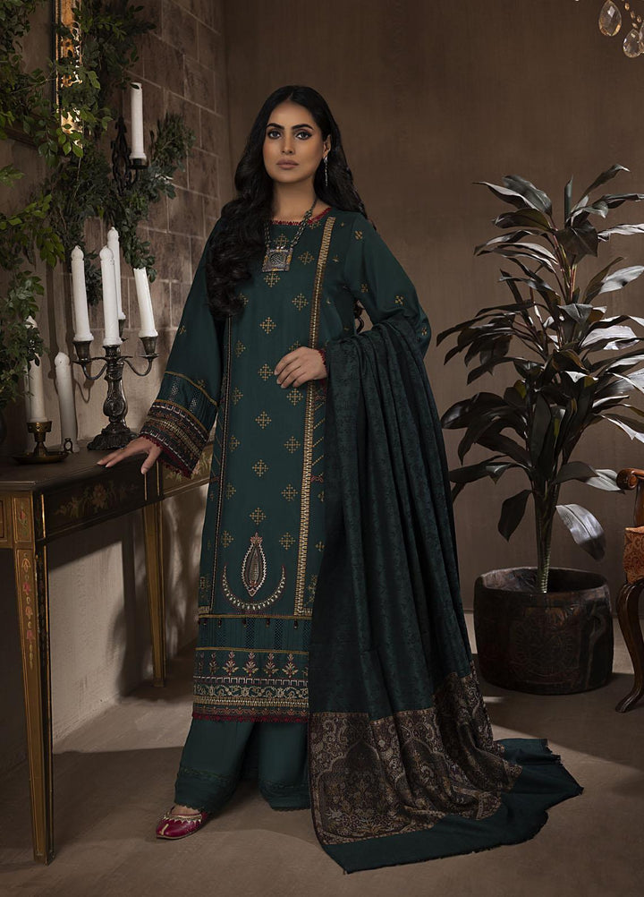 Maysha By Panache Embroidered Woolen Suits Unstitched 3 Piece PCH22M D-07 - Winter Collection