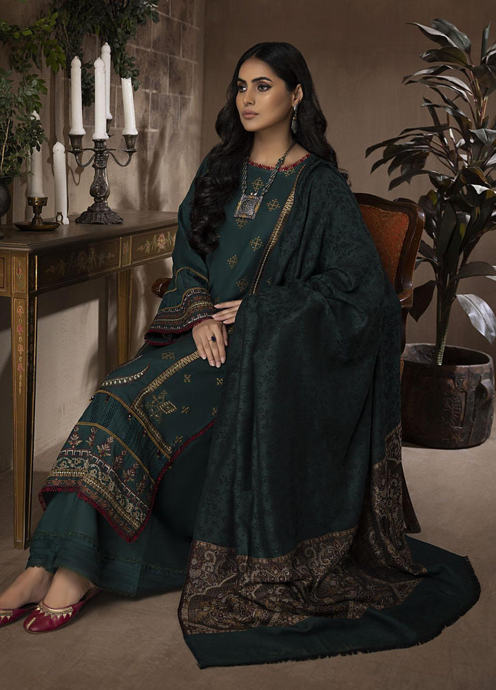 Maysha By Panache Embroidered Woolen Suits Unstitched 3 Piece PCH22M D-07 - Winter Collection