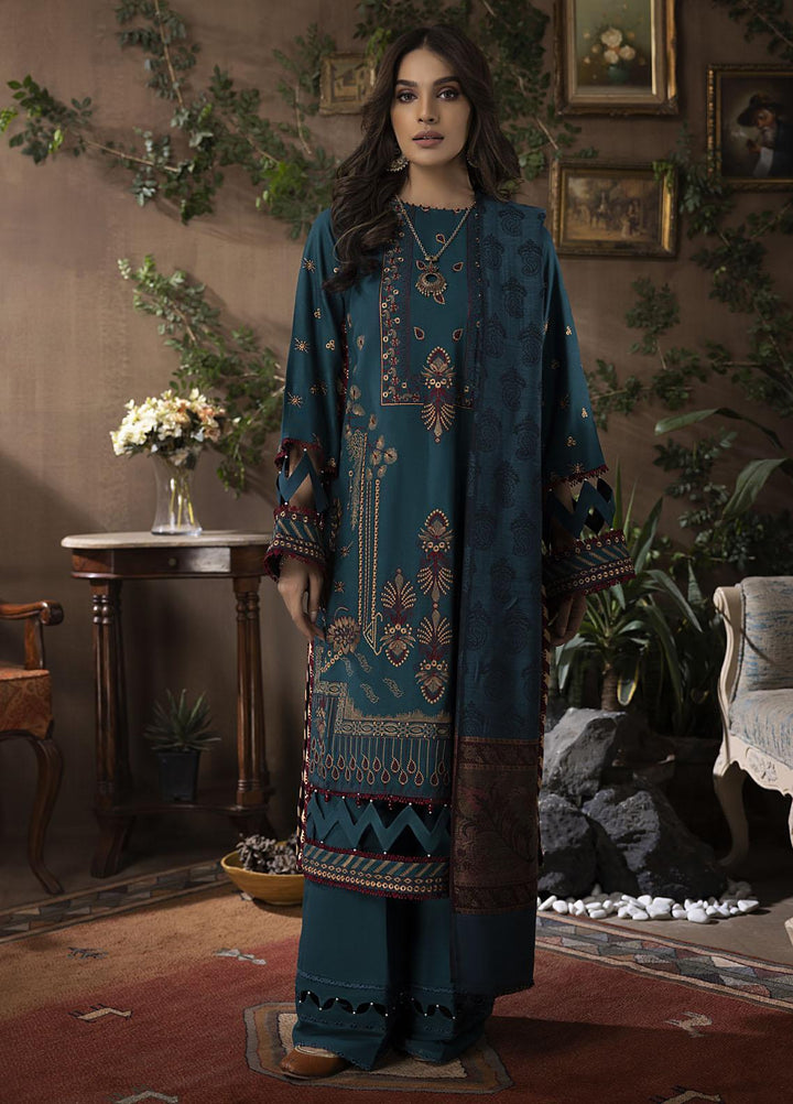 Maysha By Panache Embroidered Woolen Suits Unstitched 3 Piece PCH22M D-10 - Winter Collection