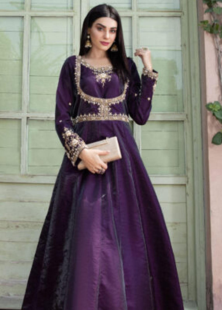 Meerab Shahid Pret  Velvet Maxi MS22PSH SB 21002
