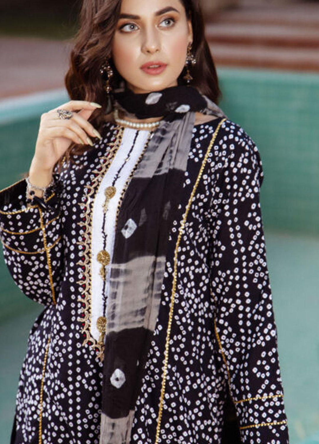 Meerab Shahid Pret  Raw Silk 2 Piece MS22PSH SB 21009