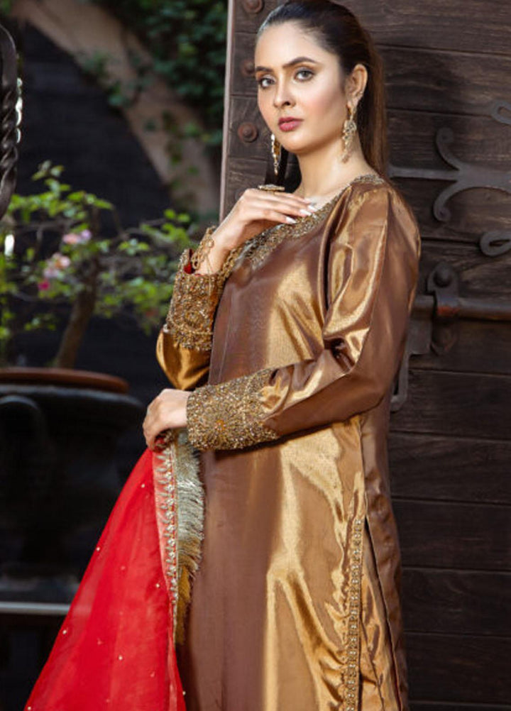 Meerab Shahid Pret  Raw Silk 2 Piece MS22PSH SB 21014