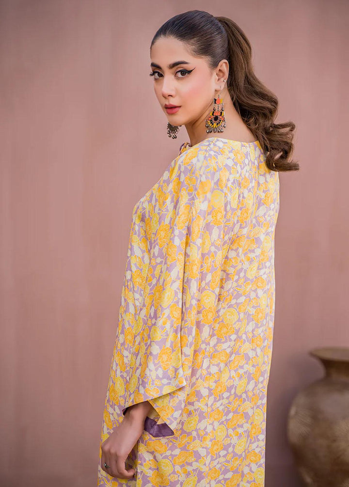 Meerak Printed Linen Suits Unstitched 2 Piece MRK23CW Glint - Winter Collection