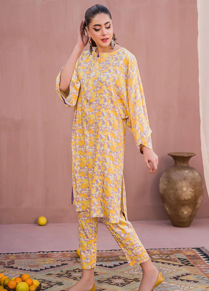 Meerak Printed Linen Suits Unstitched 2 Piece MRK23CW Glint - Winter Collection
