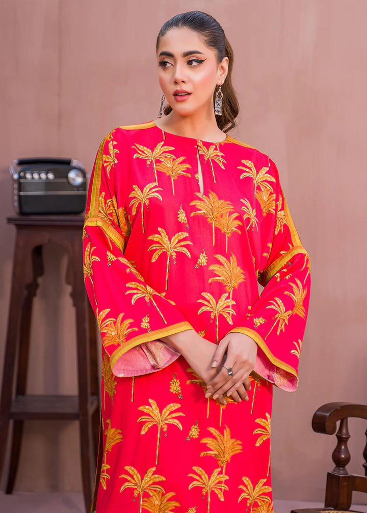 Meerak Printed Linen Suits Unstitched 2 Piece MRK23CW Luxe - Winter Collection