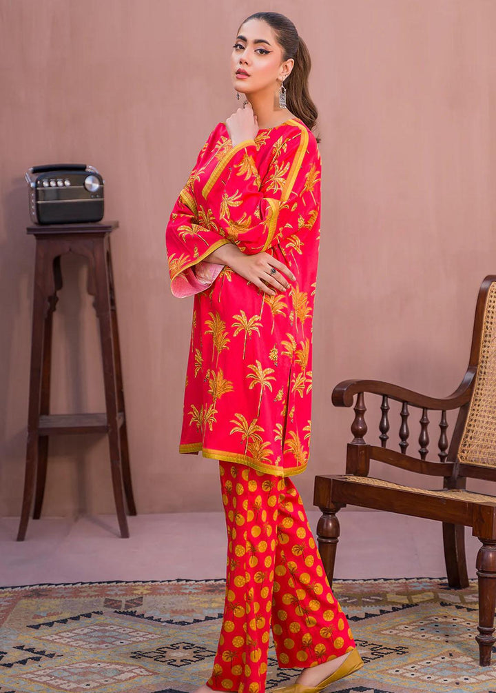 Meerak Printed Linen Suits Unstitched 2 Piece MRK23CW Luxe - Winter Collection