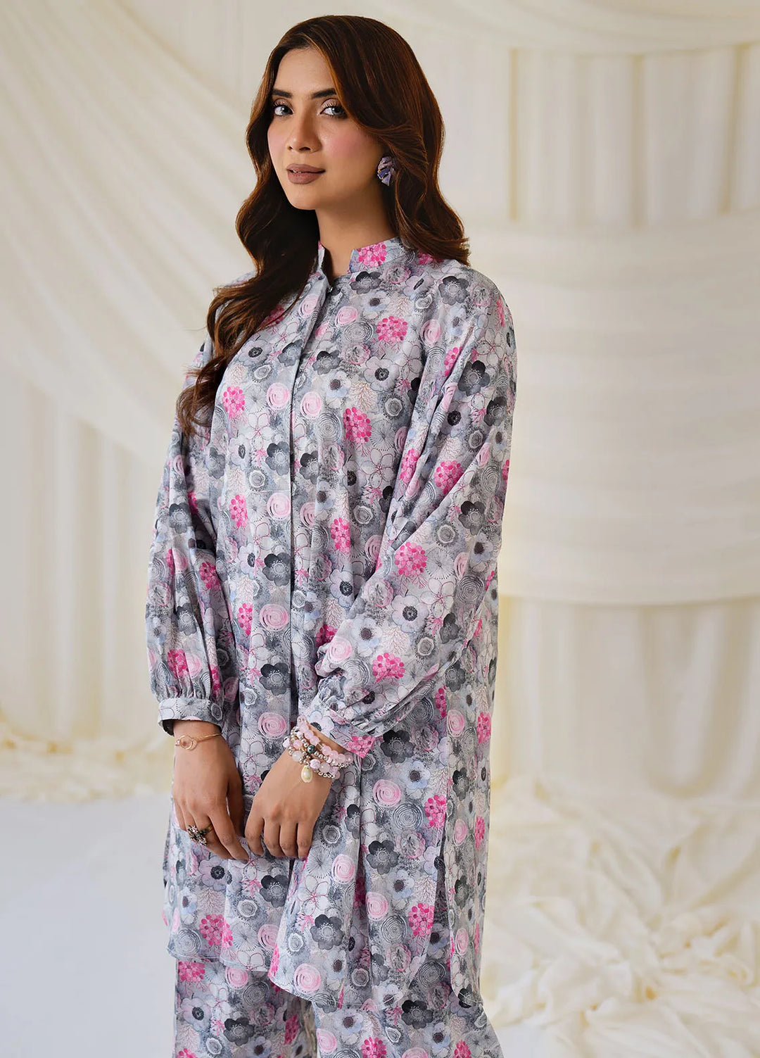 Meerak Pret Printed  2 Piece Suit D-17 MK