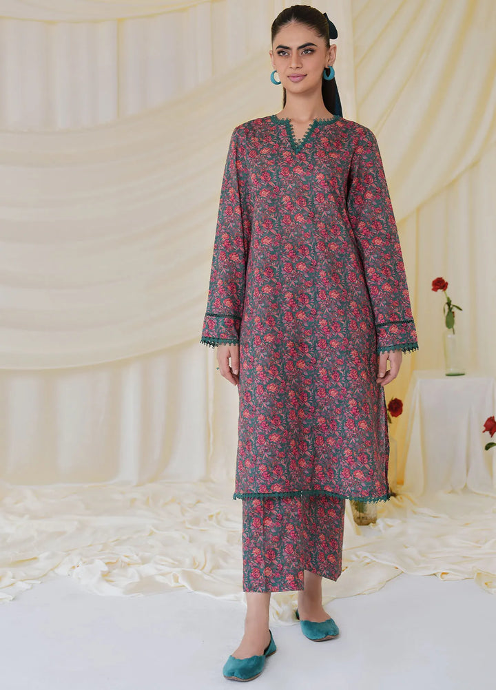 Meerak Pret Printed  2 Piece Suit D-20 MK
