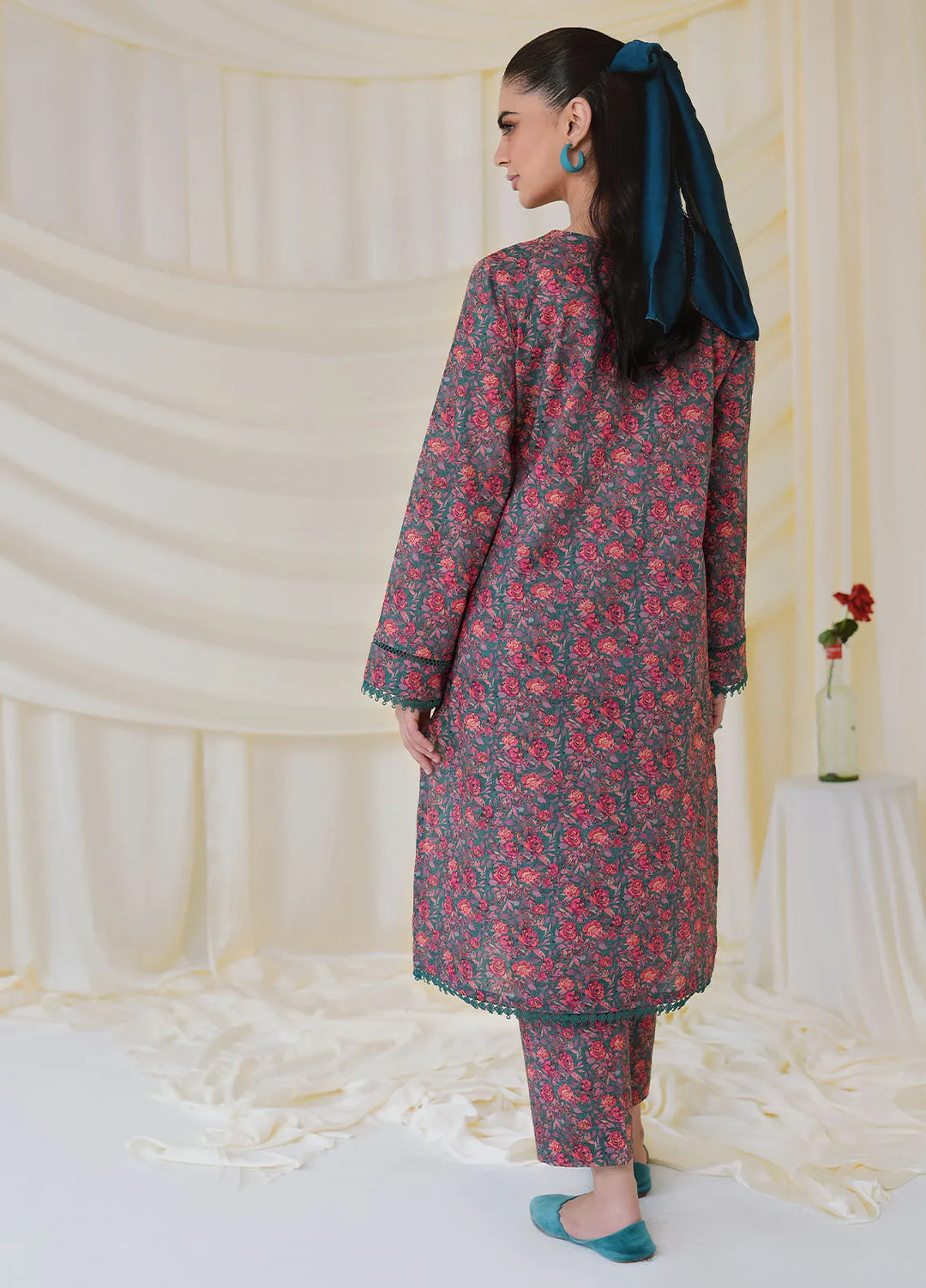 Meerak Pret Printed  2 Piece Suit D-20 MK