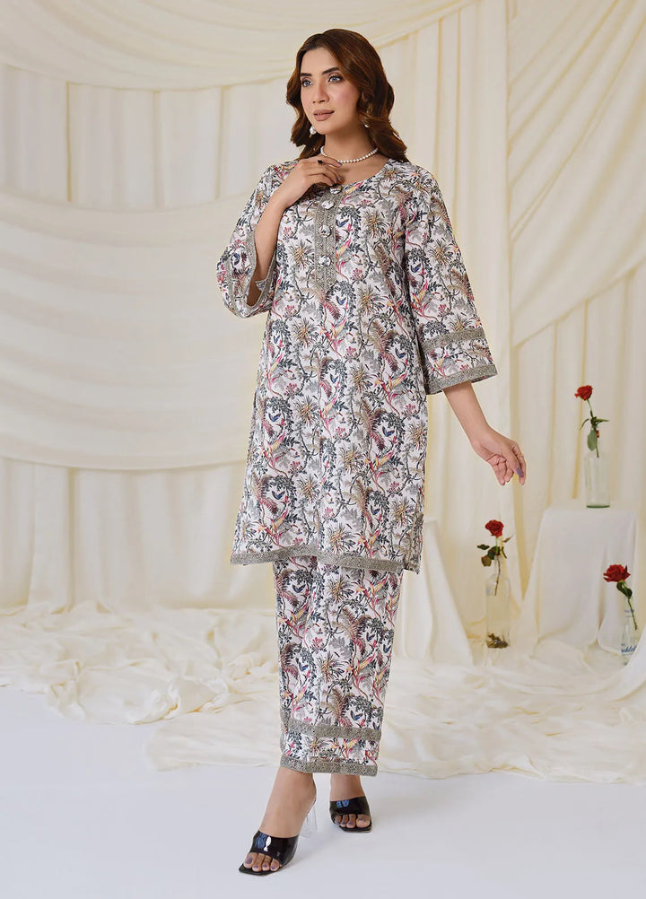 Meerak Pret Printed  2 Piece Suit MSL24-CO-01 MK-22