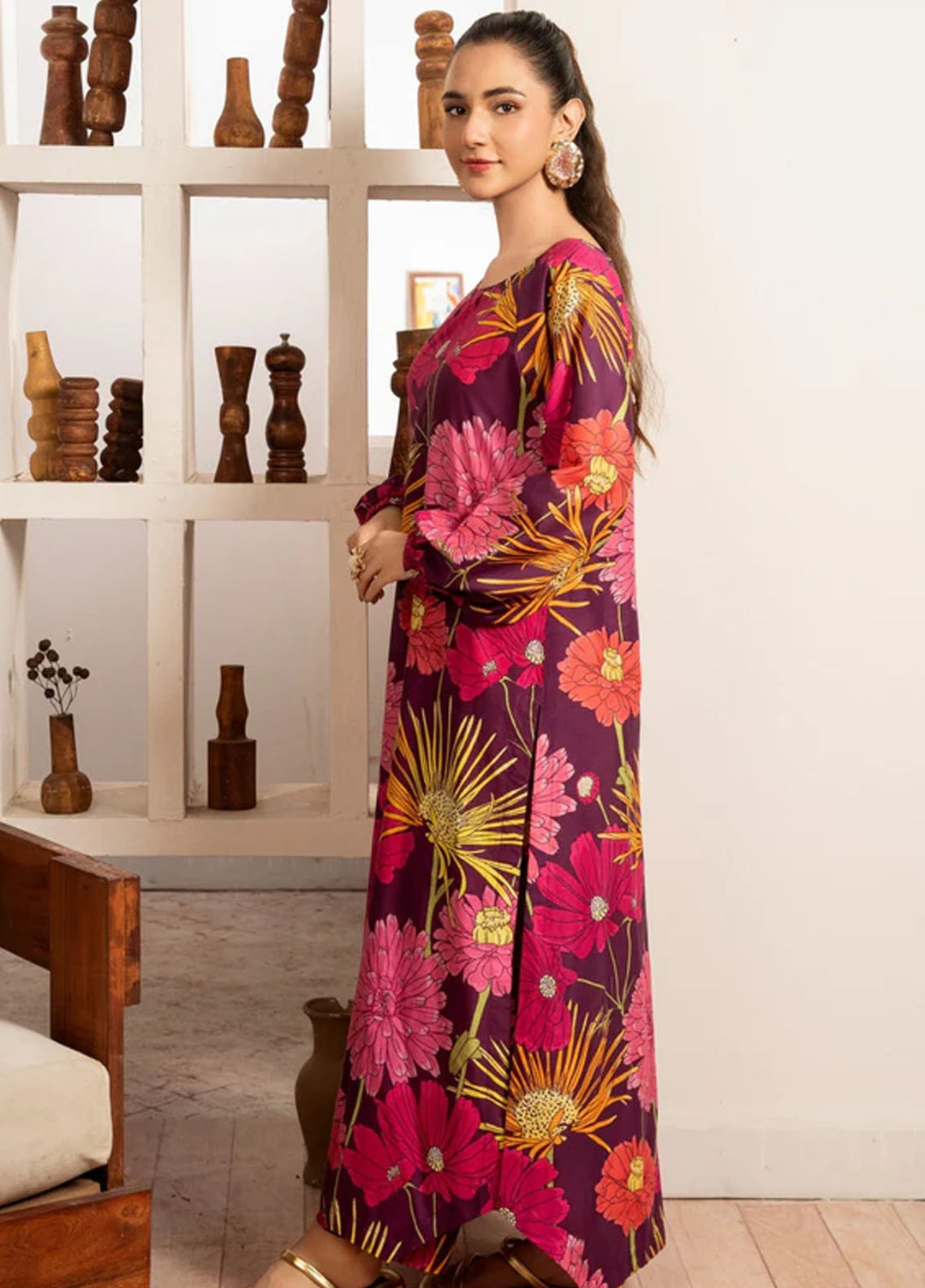 Meerak Pret Printed Lawn 2 Piece Suit GF-25