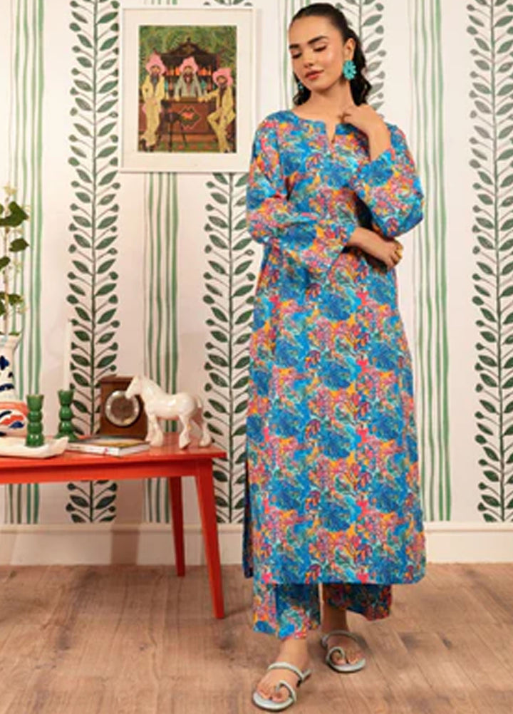 Meerak Pret Printed Lawn 2 Piece Suit SF-05