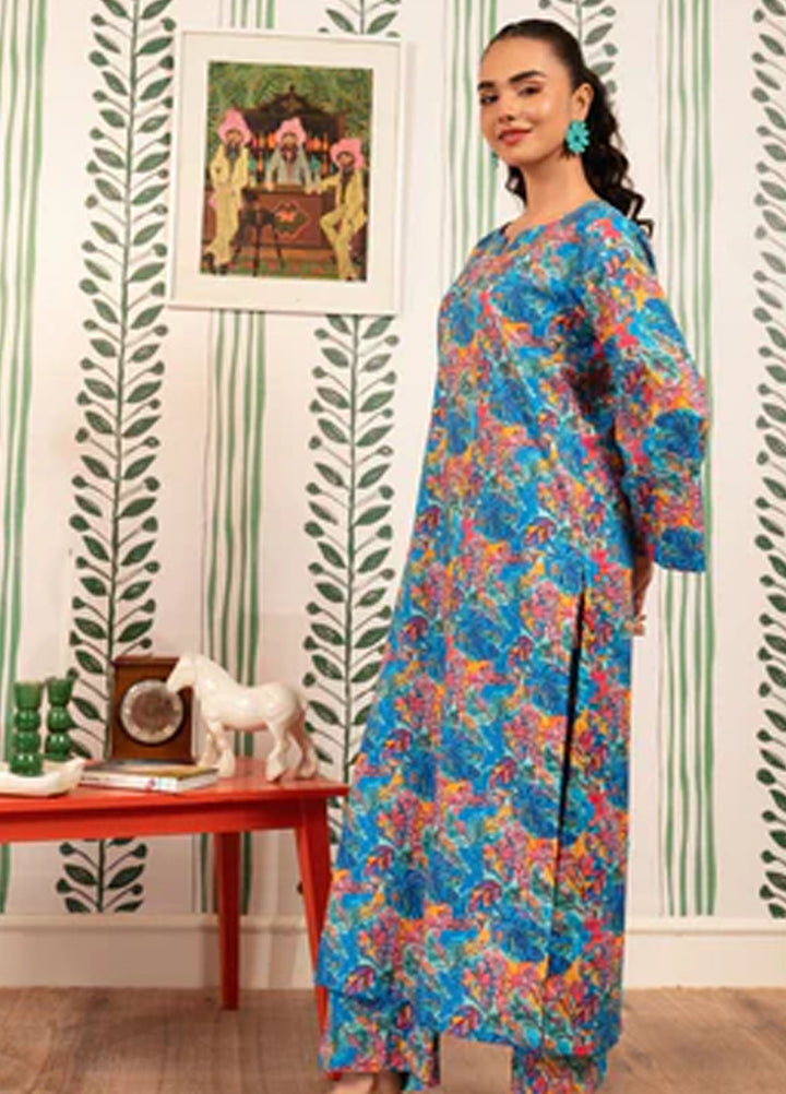 Meerak Pret Printed Lawn 2 Piece Suit SF-05