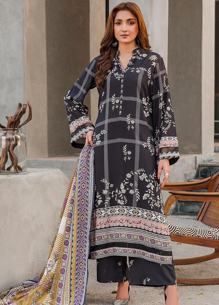 Meerak Printed Linen Suits Unstitched 3 Piece MRK24RZ Azal - Formal Collection