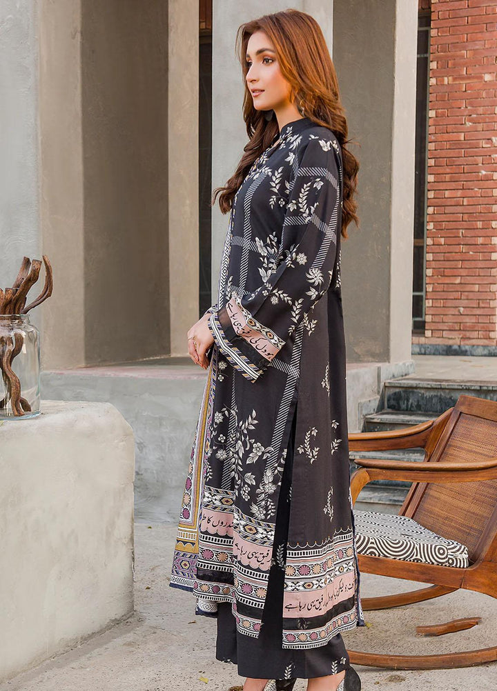 Meerak Printed Linen Suits Unstitched 3 Piece MRK24RZ Azal - Formal Collection