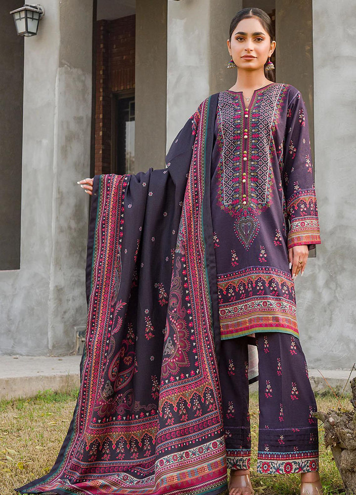 Meerak Printed Khaddar Suits Unstitched 3 Piece MRK24RZ Kyra - Formal Collection