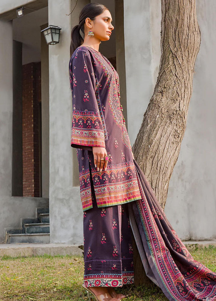 Meerak Printed Khaddar Suits Unstitched 3 Piece MRK24RZ Kyra - Formal Collection