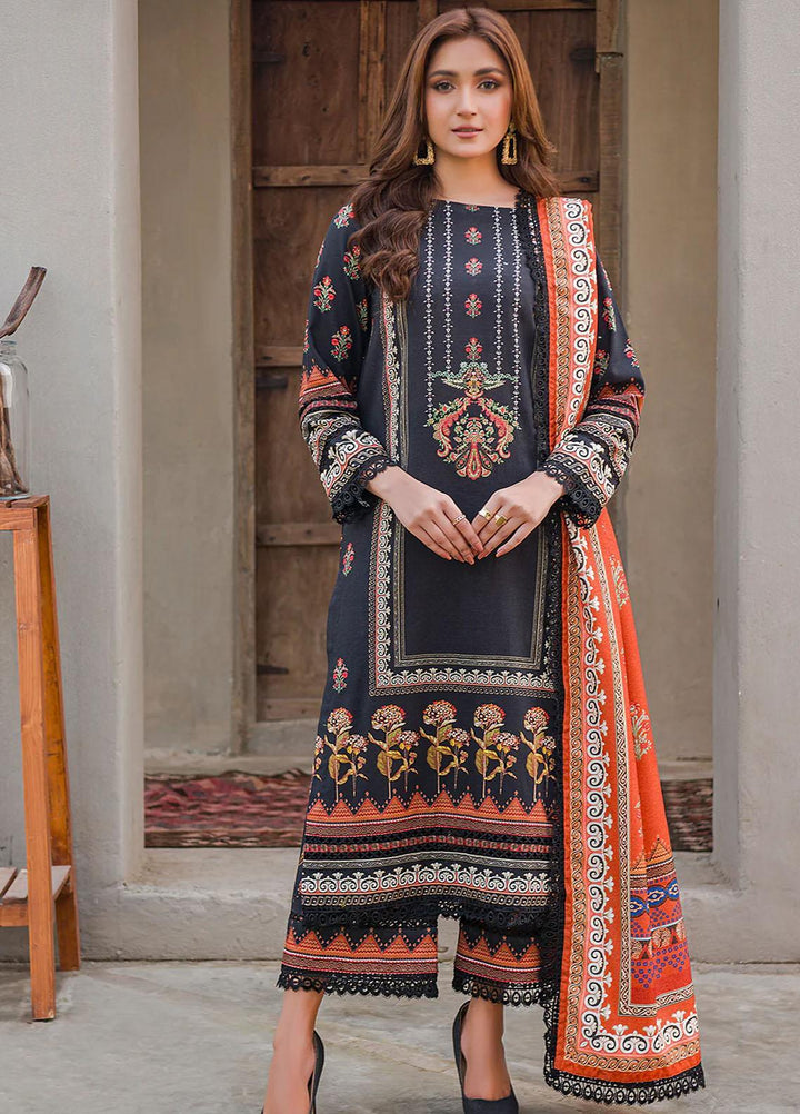 Meerak Printed Khaddar Suits Unstitched 3 Piece MRK24RZ Nafeesa - Formal Collection