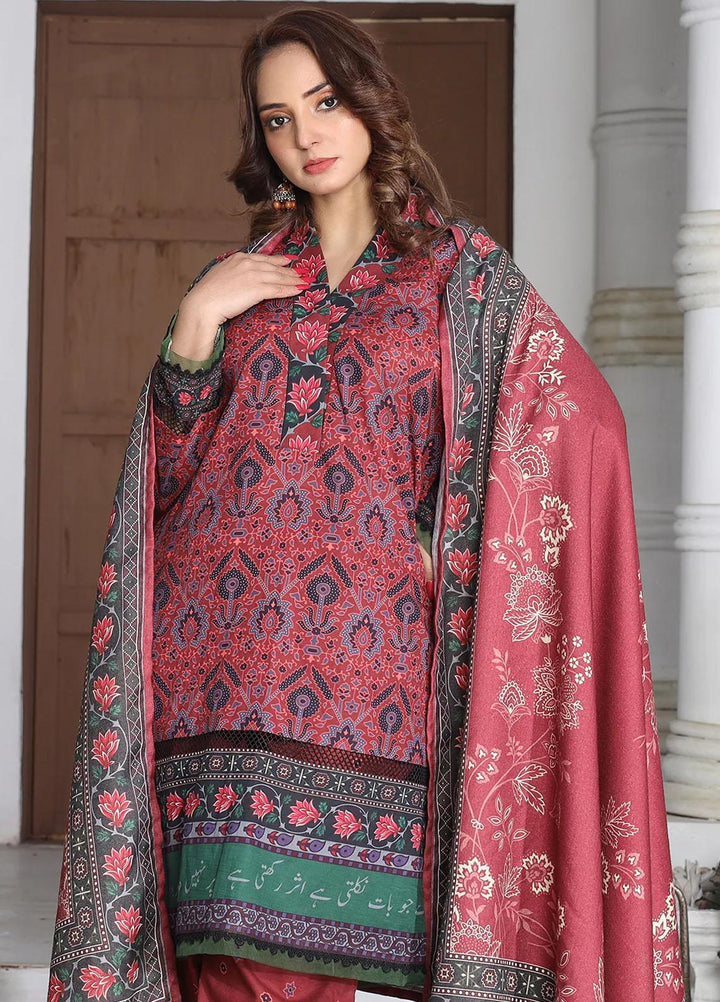 Meerak Printed Linen Suits Unstitched 3 Piece MRK24RZ Naghma - Formal Collection