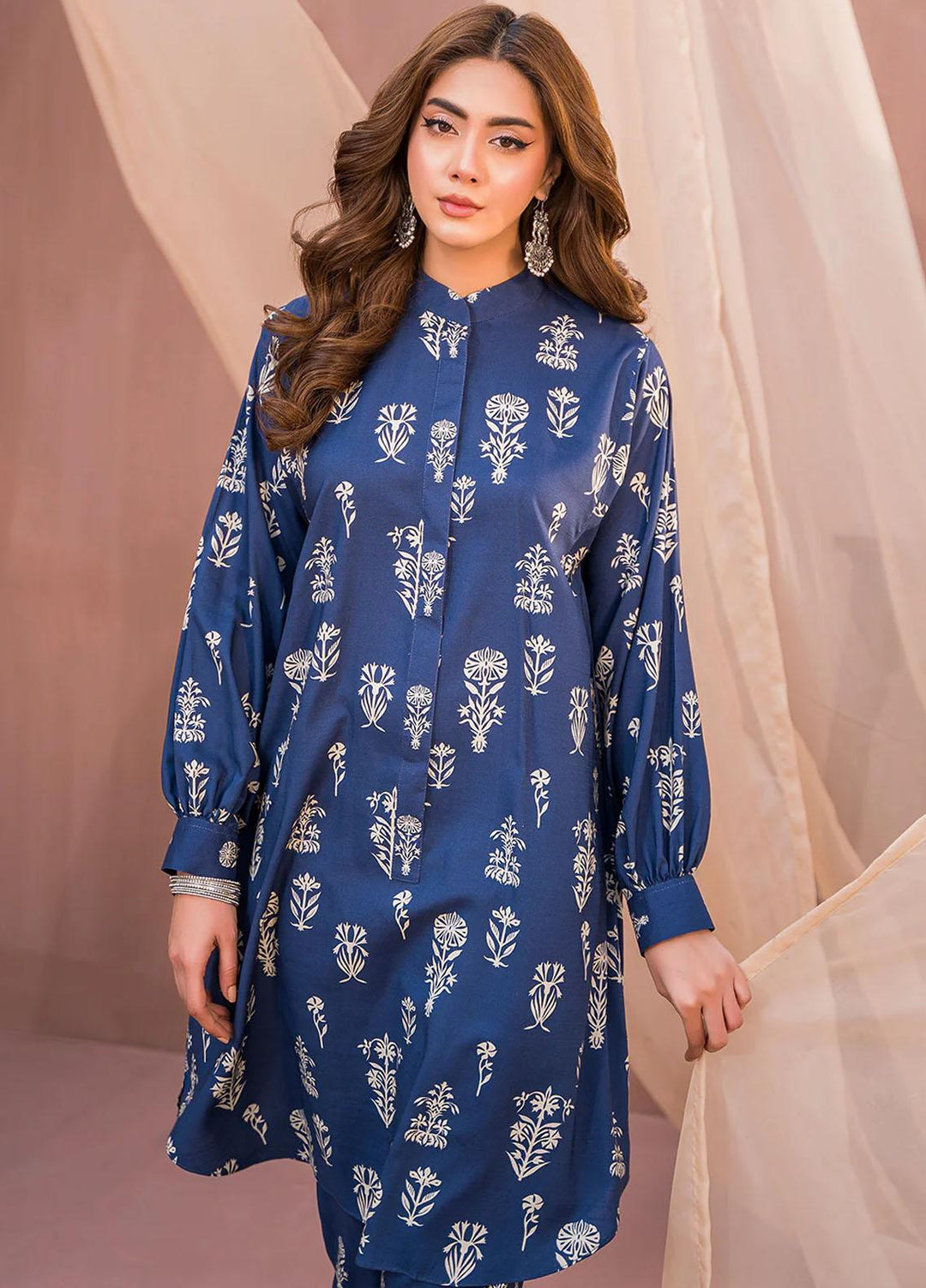 Meerak Printed Cambric Suits Unstitched 2 Piece MRK23SW Astral - Winter Collection