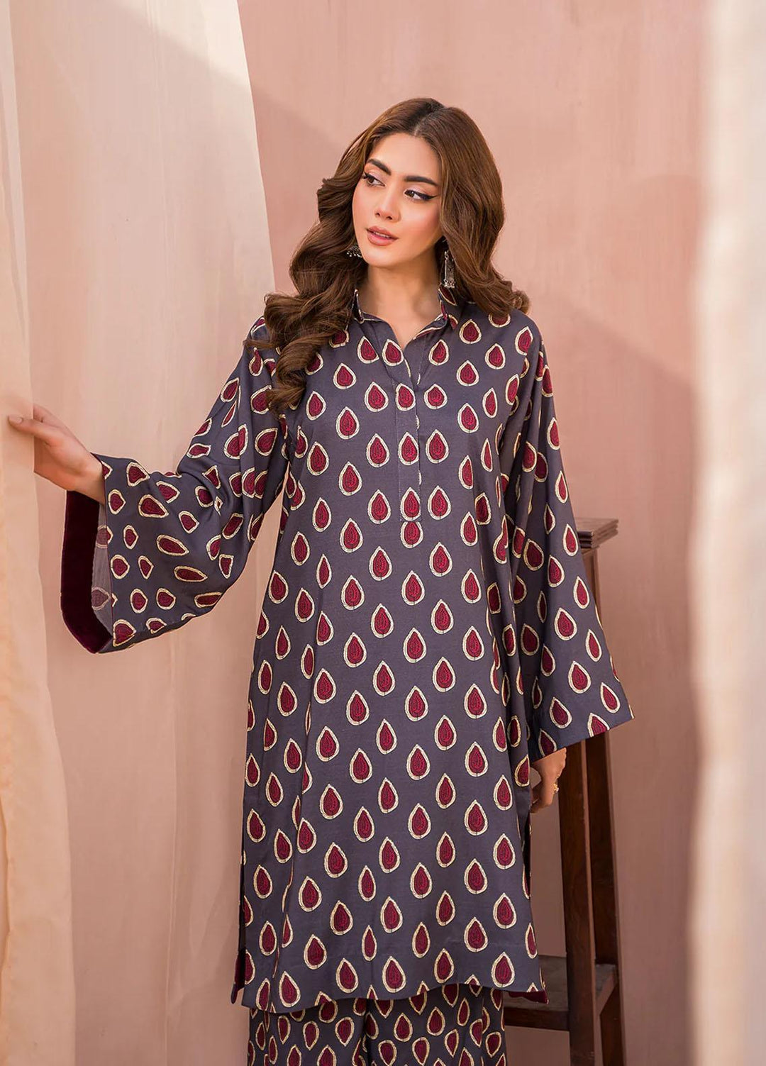 Meerak Printed Cambric Suits Unstitched 2 Piece MRK23SW Nova - Winter Collection