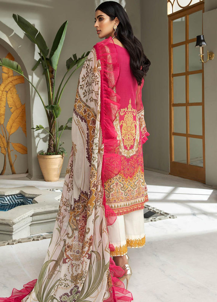 Coup De Fodre By Meeral Embroidered Lawn Suits Unstitched 3 Piece MRL21CF 03 Blair - Luxury Collection