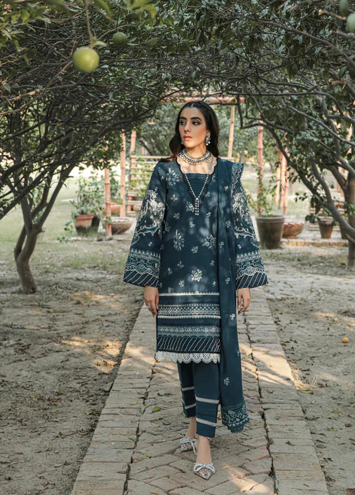 Meeras by Florent Embroidered Khaddar Suits Unstitched 3 Piece FL22M FL 1B - Winter Collection