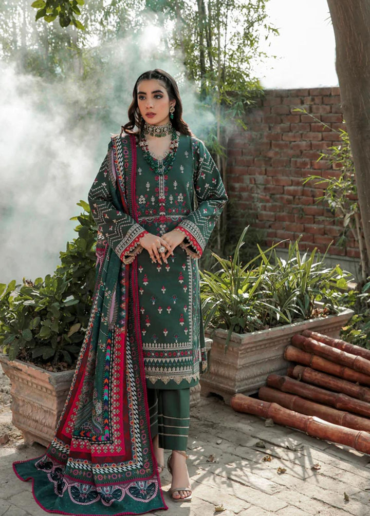 Meeras by Florent Embroidered Khaddar Suits Unstitched 3 Piece FL22M FL 3A - Winter Collection
