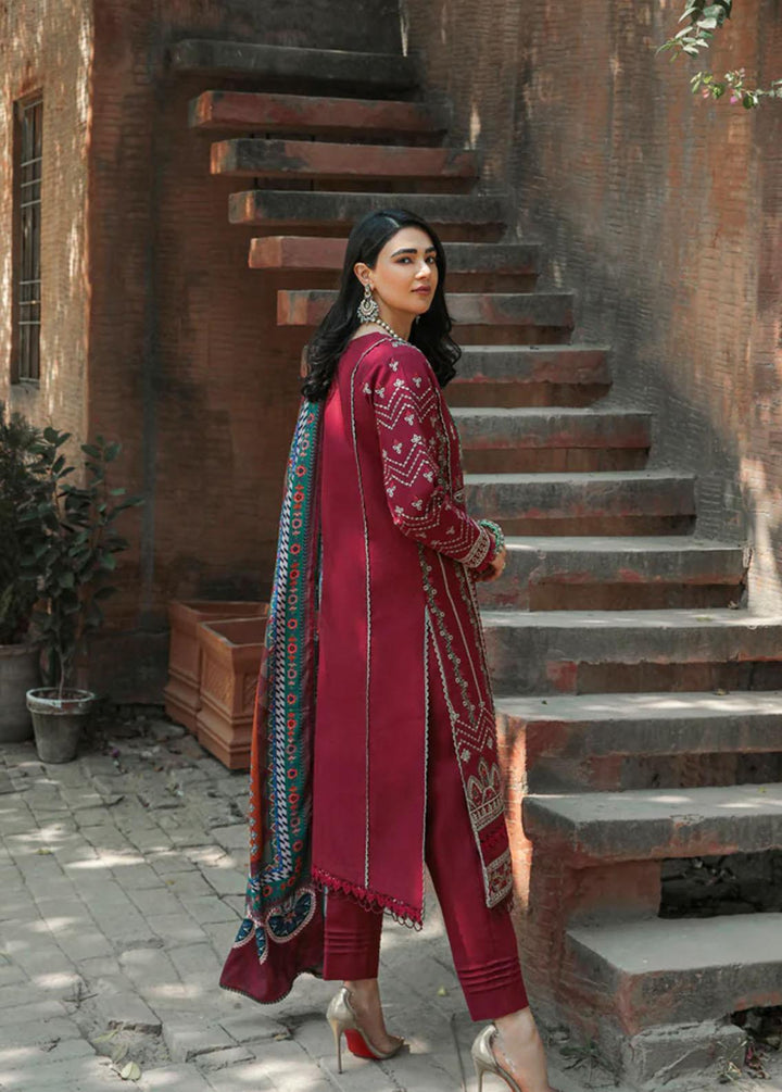 Meeras by Florent Embroidered Khaddar Suits Unstitched 3 Piece FL22M FL 3B - Winter Collection