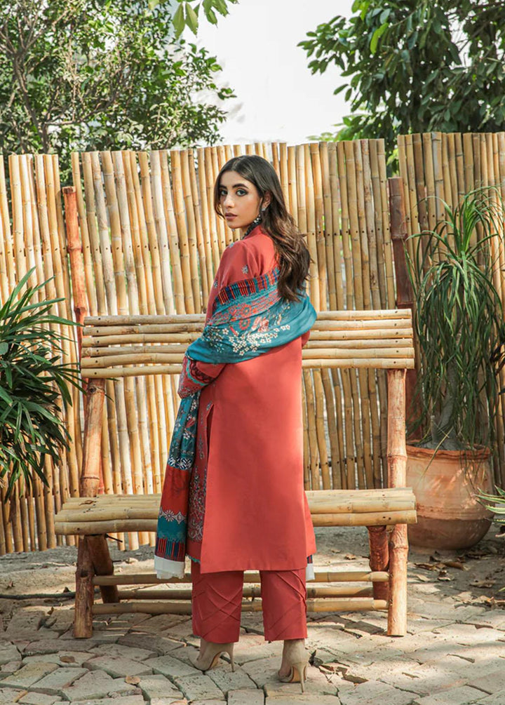 Meeras by Florent Embroidered Khaddar Suits Unstitched 3 Piece FL22M FL 5B - Winter Collection