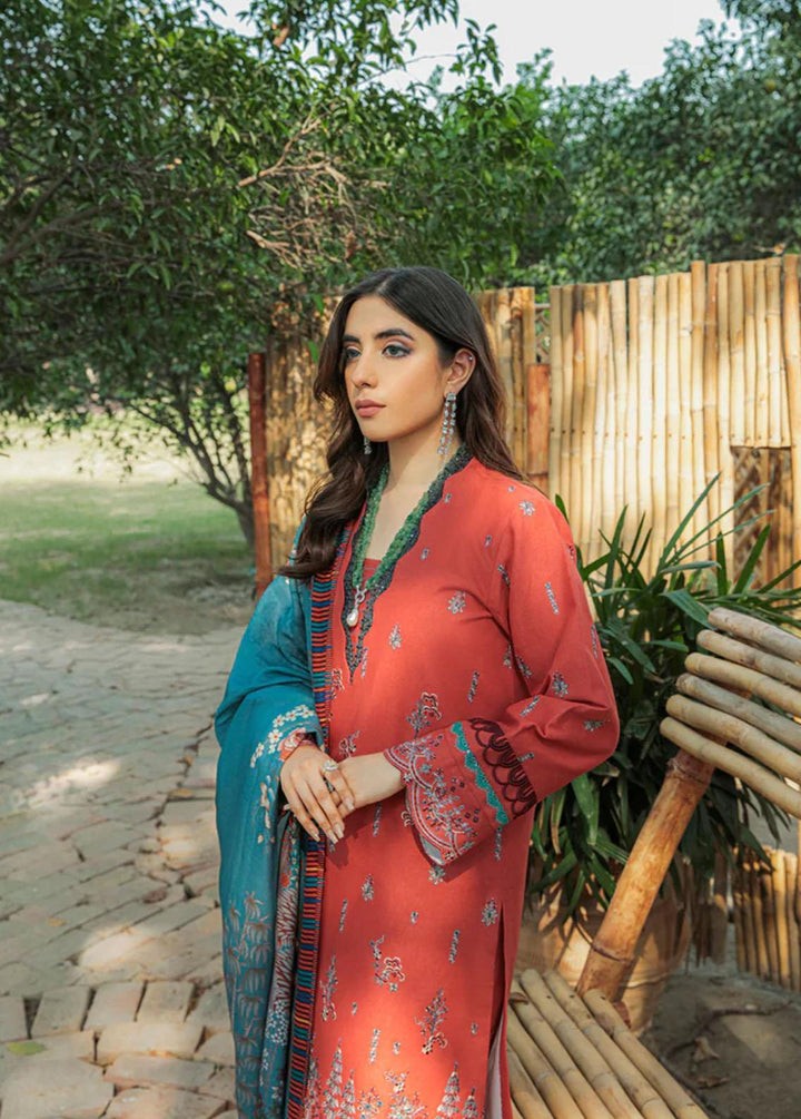 Meeras by Florent Embroidered Khaddar Suits Unstitched 3 Piece FL22M FL 5B - Winter Collection