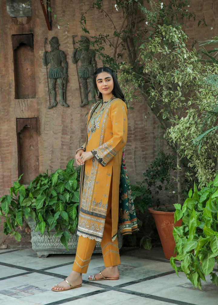 Meeras by Florent Embroidered Khaddar Suits Unstitched 3 Piece FL22M FL 6A - Winter Collection