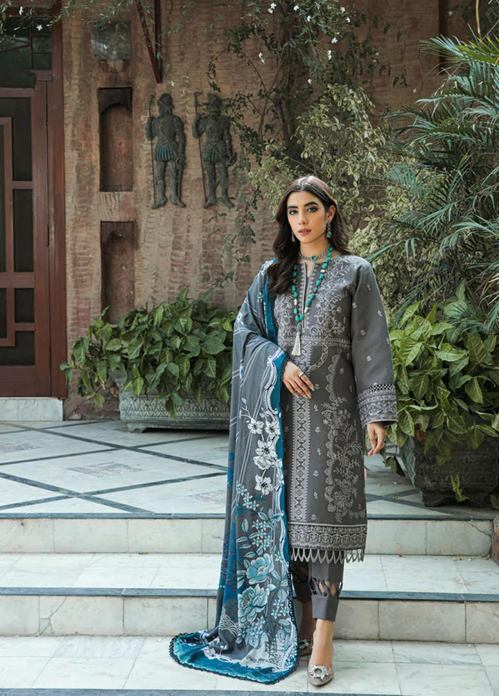 Meeras by Florent Embroidered Khaddar Suits Unstitched 3 Piece FL22M FL 7B - Winter Collection