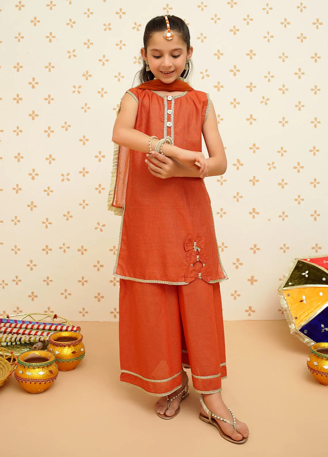 Meethi Eid by Modest Pret Cotton 3 Piece Suit 9130