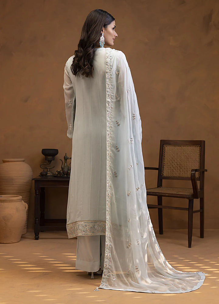 Mehar by Shamooz Embroidered Chiffon Suit Unstitched 3 Piece SHM24MC SU-113 Mehmal - Festive Collection