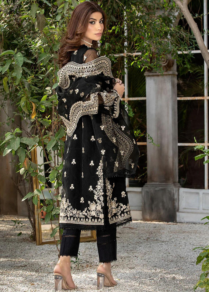 Meher-un-Nissa By Elegance Embroidered Organza Suits Unstitched 3 Piece ELG23MF Amara - Luxury Festive Collection