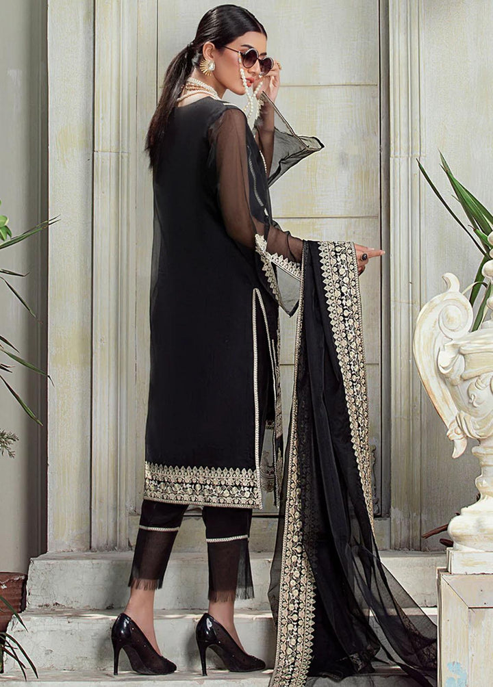 Meher-un-Nissa By Elegance Embroidered Organza Suits Unstitched 3 Piece ELG23MF Eira - Luxury Festive Collection