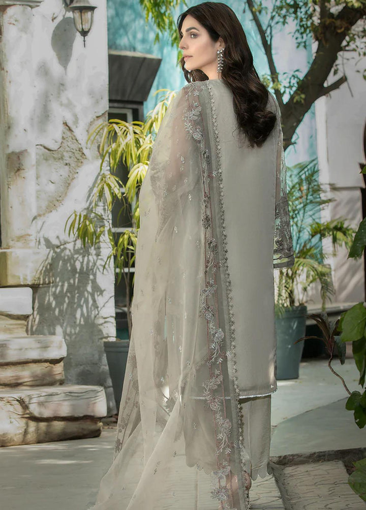 Meher-un-Nissa By Elegance Embroidered Organza Suits Unstitched 3 Piece ELG23MF Maya - Luxury Festive Collection