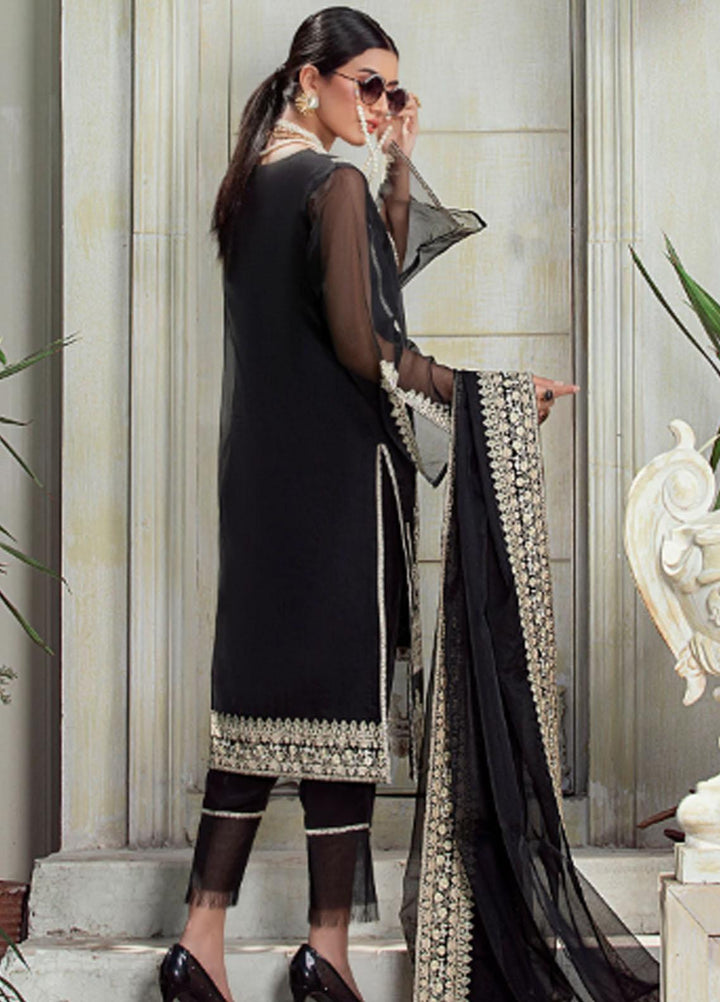 Meher-un-Nissa By Elegance Embroidered Organza Suits Unstitched 3 Piece ELG233M MN-39 Eira - Luxury Collection