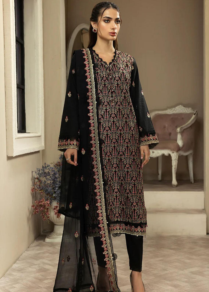Meher-un-Nissa By Elegance Embroidered Lawn Suits Unstitched 3 Piece ELG233M MN-87 AVA - Luxury Collection