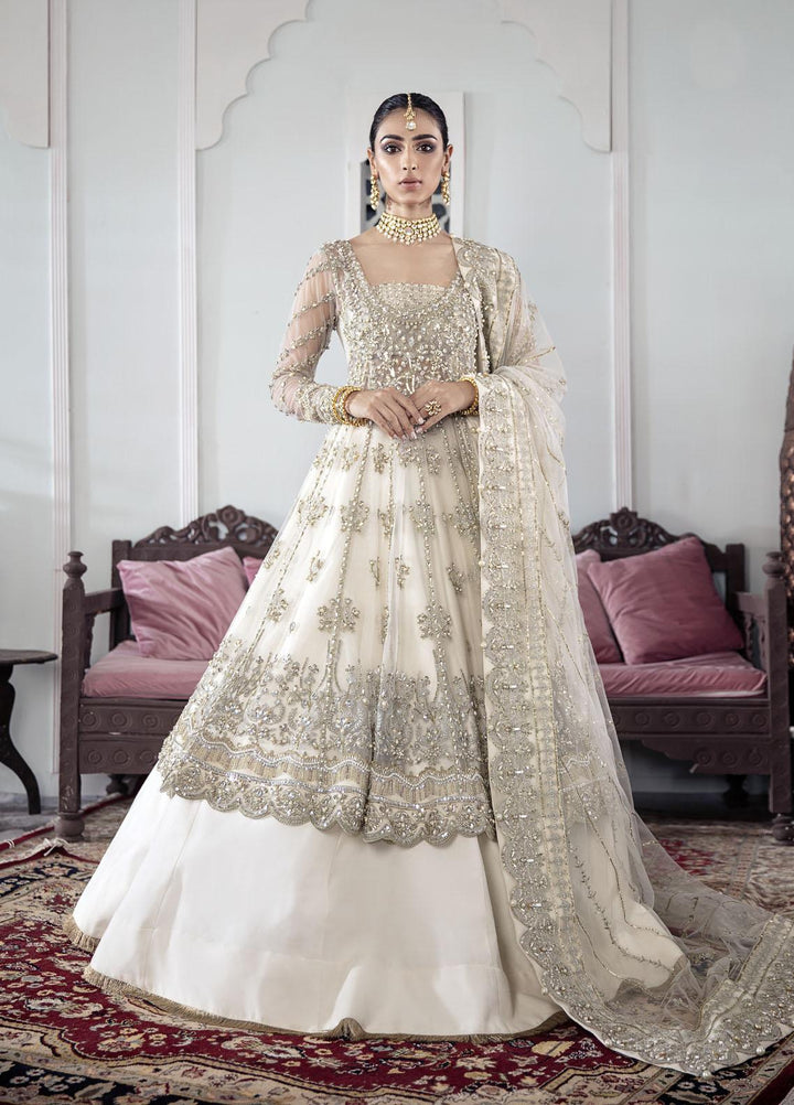 Gulaal Luxury Pret Embroidered Net 3 Piece Dress GL22MHR Meeral