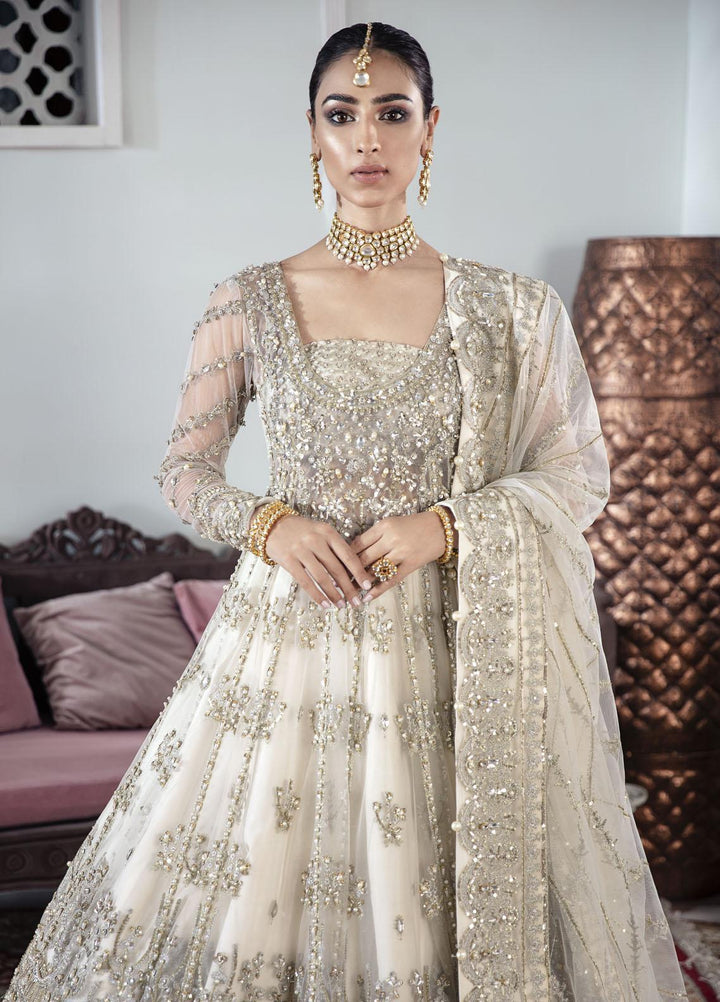 Gulaal Luxury Pret Embroidered Net 3 Piece Dress GL22MHR Meeral